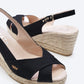 Llansa Canvas Espadrille Sandal Wedges