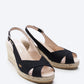 Llansa Canvas Espadrille Sandal Wedges