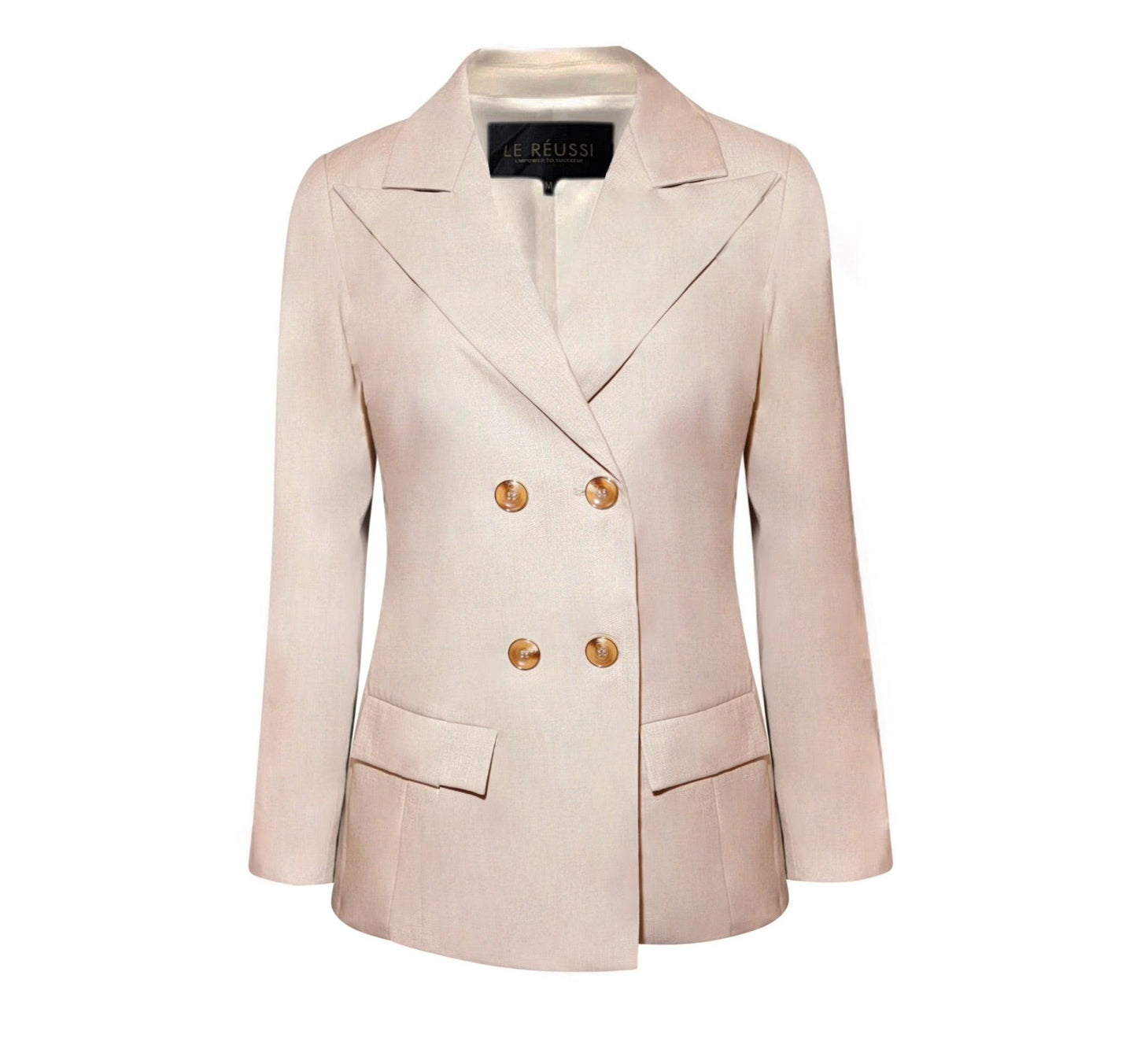 Louise Double-Breasted Wool Blazer – Women’s Classic Style