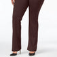 Style & Co Women's Petite Plus Size Bootcut Pants  Brown Size Petite Small
