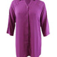 Alfani Women's Roll-Tab Tunic Shirt Pink Size Medium