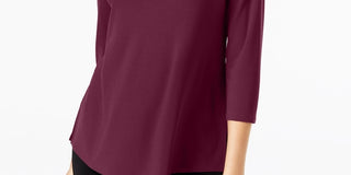Alfani Women' Keyhole High-Low Top Med mall