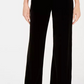 Alfani Women's Velvet Wide Leg Pants Black Size Large