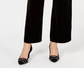 Alfani Women's Velvet Wide Leg Pants Black Size Large