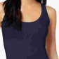 Maison Jules Women's Fitted Tank Top Blue Size Medium