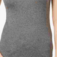 Maison Jules Women's Fitted Tank Top Gray Size Large