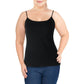 Maison Jules Women's Sleeveless Short Camisole Black Size Large