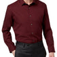 Alfani Men's Collared Classic Fit Stretch Dress Shirt Wine Size Small