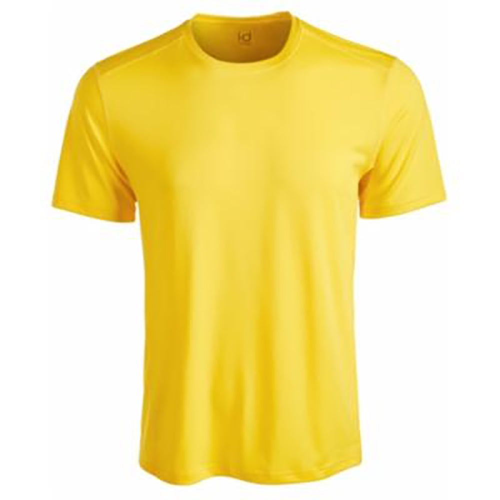 ID Ideology Men's Lightweight Short Sleeve Classic Fit T-Shirt Yellow Size XXX-Large