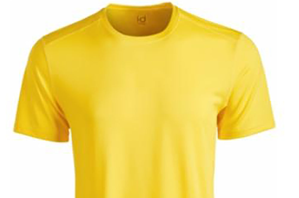 ID Ideology Men's Lightweight Short Sleeve Classic Fit T-Shirt Yellow Size XXX-Large