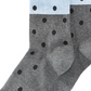 Bar III Men's Colorblocked Dotted Socks Gray Size Regular