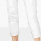 Maison Jules Women's Slim Ankle Pants White - Size 4