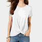Style & Co Women's Twist Front Top White Size X-Large