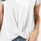 Style & Co Women's Twist Front Top White Size X-Large