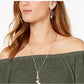 Style & Co Women's Convertible Off The Shoulder Top Green Size Medium