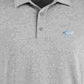 Attack Life Men's Long Sleeve Polo Grey Size Medium