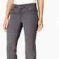Charter Club Women's Lexington Straight Leg Jeans Grey Size 8