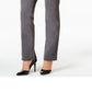 Charter Club Women's Lexington Straight Leg Jeans Grey Size 8