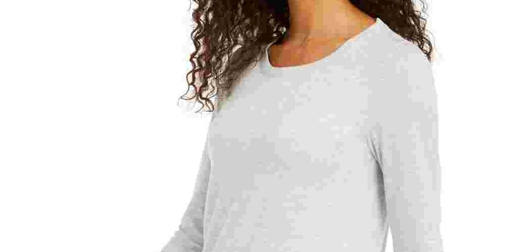 Ideology Women's Tunic Gray Size Small