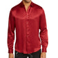 INC International Concepts Men's Eddie Shirt Wine Size Small