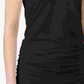 Alfani Women's Scoop Neck Ruched Tank Top Black Size X-Small