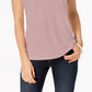 Charter Club Women's Sleeveless Boatneck Top Pink Size Petite X-Large