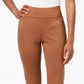 Charter Club Women's Cambridge Pull On Ponte Pants  Brown Size 12