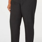 Charter Club Women's Slim Leg Ankle Pants Black Size 24W