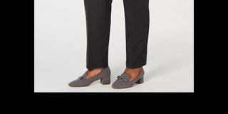 Charter Club Women's Slim Leg Ankle Pants Black Size 24W