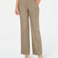 Charter Club Women's Belted Slim It Up Trousers  Beige Size 16 Petite