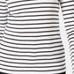 Charter Club Women's Metallic Stripe Top White Size Medium
