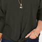 Style & Co Women's Tie-Front Sweater  Dark Gray Size X-Large