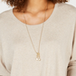 Style & Co Women's Tie Front Sweater Beige Size Petite X-Large