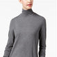 Maison Jules Women's Turtleneck Top Grey Size Large