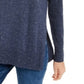 Maison Jules Women's Cotton Crew-Neck Sweater  Blue Size Medium