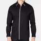 INC International Concepts Men's Victor Shirt Black Size Small
