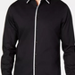 INC International Concepts Men's Victor Shirt Black Size Small