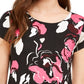 Alfani Women's Printed T-Shirt Wine Size Large