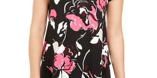 Alfani Women's Plus Size Printed T-Shirt Wine Size 3X