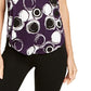 Alfani Women's Printed T-Shirt Purple Size XX-Large