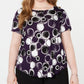 Alfani Women's Printed T-Shirt Purple Size 0X