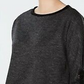 Charter Club Women's Tie Sleeve Top Black Size Petite X-Large