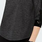Charter Club Women's Tie Sleeve Top Black Size Petite X-Large