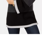 Charter Club Women's Colorblocked Sweater Black Size Petite Large