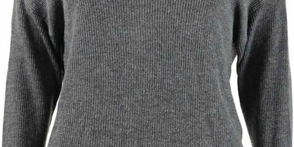 Bar III Women's Wear 2 Ways Twist Sweater Grey Size Medium