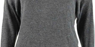 Bar III Women's Wear 2 Ways Twist Sweater Grey Size Medium