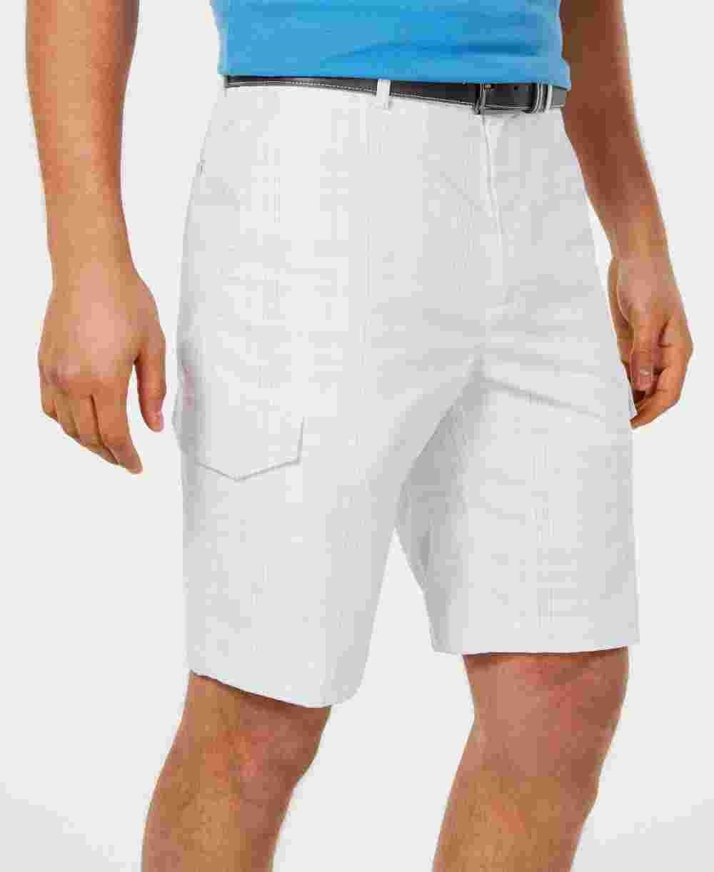 Attack Life Men's Fairway Cargo Shorts White Size 38