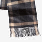 Club Room Men's Cashmere Plaid Rectangle Scarf Grey Size Regular