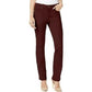 Charter Club Women's Lexington Straight-Leg Jeans Wine Size 2 Petite