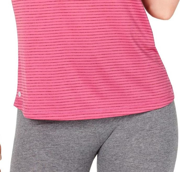 Ideology Women's Fitness Workout T-Shirt Wine Size Small